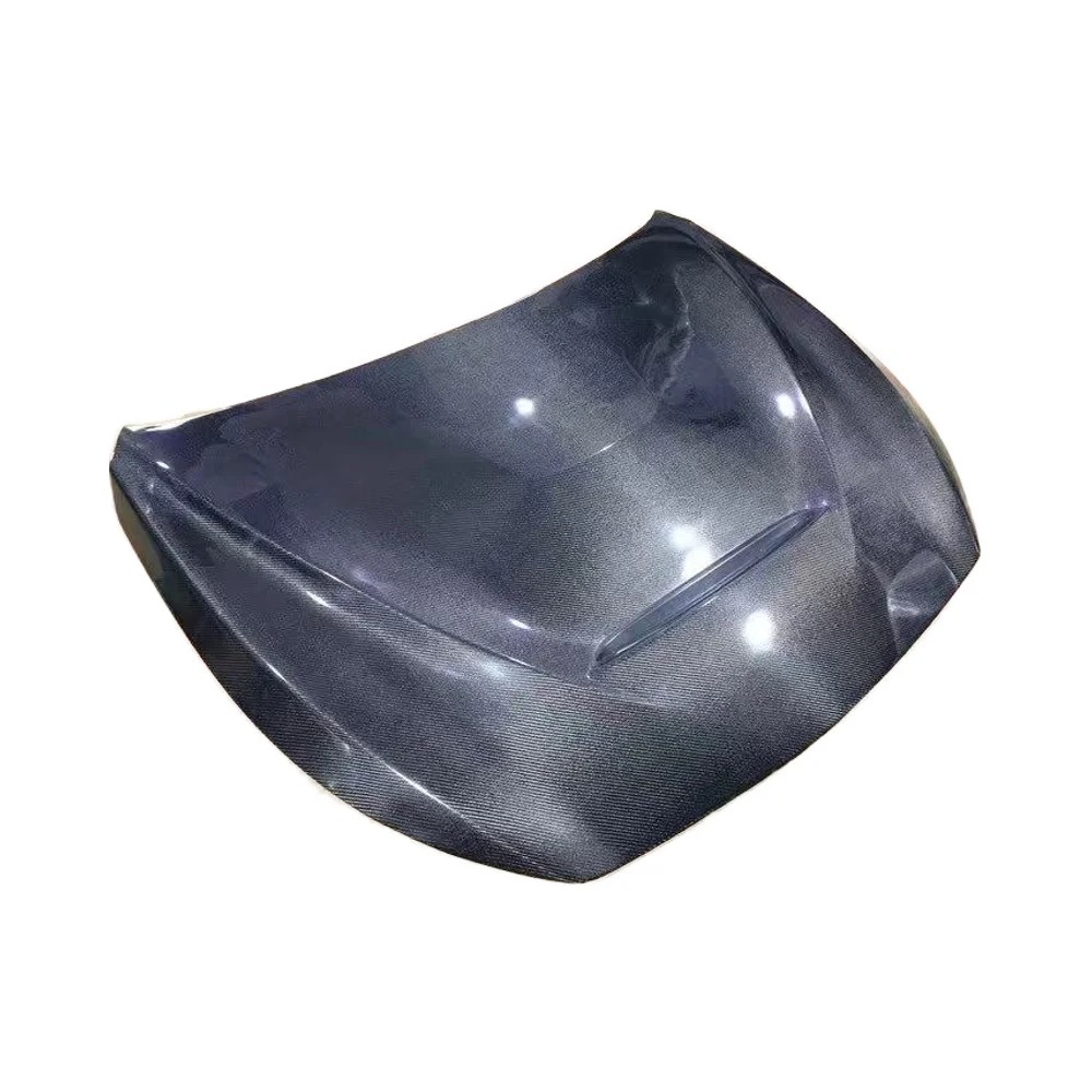 2014-2021  Q50 Real Carbon Fiber Front Hood Bonnet Cover New Condition with Included Clips